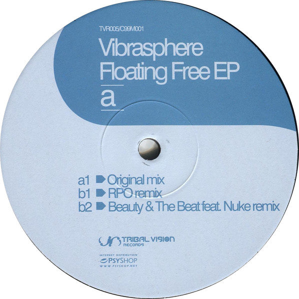 Vibrasphere : Floating Free EP (12", EP)