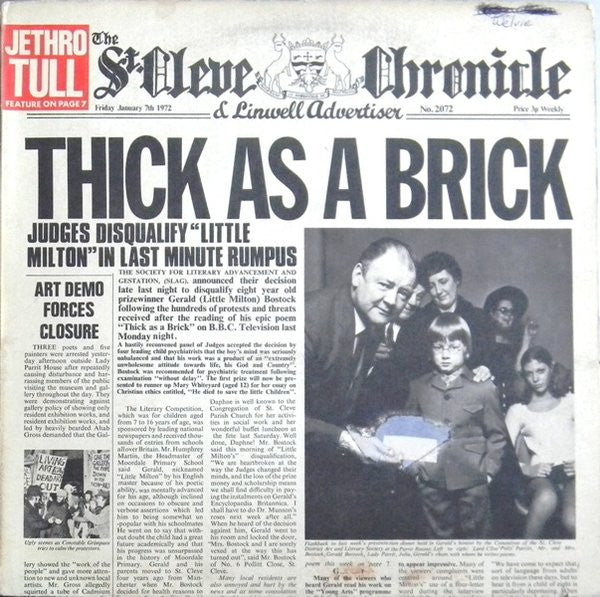 Jethro Tull - Thick As A Brick [VG+/VG]