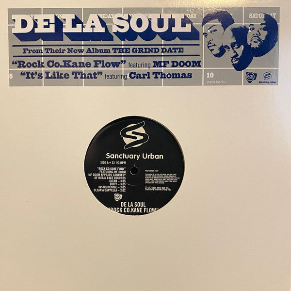 De La Soul - Rock Co.Kane Flow [VG+/NM]