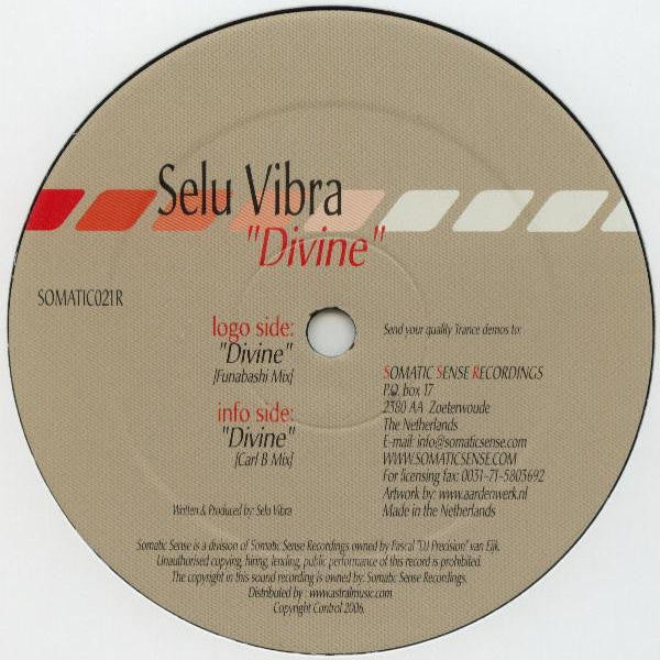 Selu Vibra - Divine (The Remixes) [G/VG+]