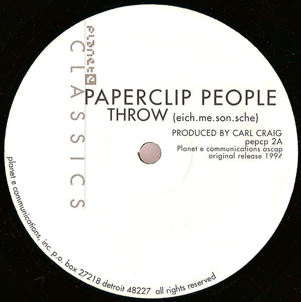 Paperclip People - Throw / Remake (Basic Reshape) [G/VG+]