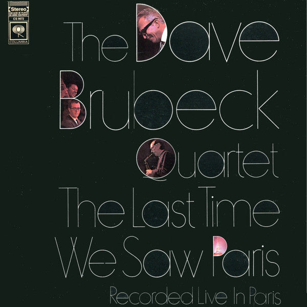 The Dave Brubeck Quartet - The Last Time We Saw Paris [VG/VG+]