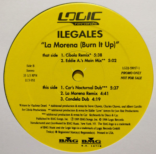 Ilegales - La Morena (Burn It Up) [VG/VG+]