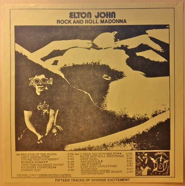 Elton John - Rock And Roll Madonna [VG+/VG]