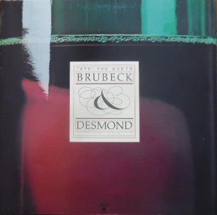 Dave Brubeck, Paul Desmond - Brubeck And Desmond 1975: The Duets [VG/VG+]
